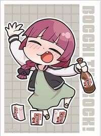 Key-th: BOCCHI THE ROCK! - Kikuri Hiroi / Mini Chara 2 (65-Sleeves) - Key-th Imported Card Sleeves - Card Sleeves card
