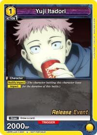 Yuji Itadori (002) - UE03BT: Jujutsu Kaisen Release Event Cards - Union Arena card