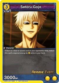 Satoru Gojo (009) - UE03BT: Jujutsu Kaisen Release Event Cards - Union Arena card