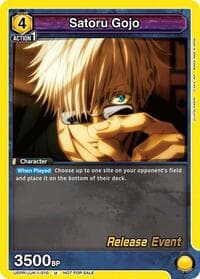 Satoru Gojo (010) - UE03BT: Jujutsu Kaisen Release Event Cards - Union Arena card
