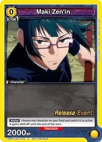 Maki Zen'in (013) - UE03BT: Jujutsu Kaisen Release Event Cards - Union Arena card