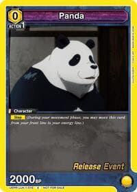 Panda (015) - UE03BT: Jujutsu Kaisen Release Event Cards - Union Arena card