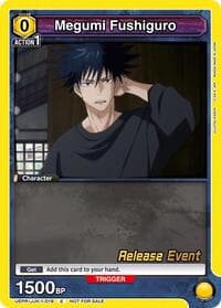 Megumi Fushiguro (019) - UE03BT: Jujutsu Kaisen Release Event Cards - Union Arena card