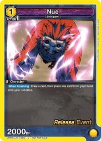 Nue - UE03BT: Jujutsu Kaisen Release Event Cards - Union Arena card