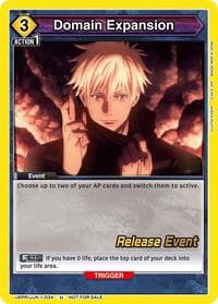 Domain Expansion - UE03BT: Jujutsu Kaisen Release Event Cards - Union Arena card