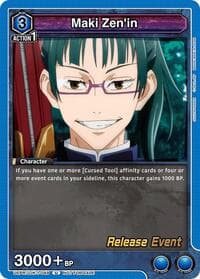 Maki Zen'in (049) - UE03BT: Jujutsu Kaisen Release Event Cards - Union Arena card