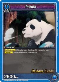 Panda (055) - UE03BT: Jujutsu Kaisen Release Event Cards - Union Arena card