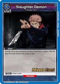 Slaughter Demon - UE03BT: Jujutsu Kaisen Release Event Cards - Union Arena card