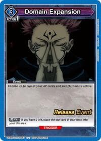 Domain Expansion (067) - UE03BT: Jujutsu Kaisen Release Event Cards - Union Arena card