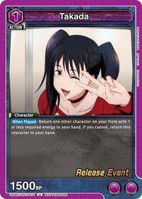 Takada - UE03BT: Jujutsu Kaisen Release Event Cards - Union Arena card