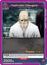 Yoshinobu Gakuganji - UE03BT: Jujutsu Kaisen Release Event Cards - Union Arena card