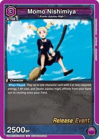 Momo Nishimiya - UE03BT: Jujutsu Kaisen Release Event Cards - Union Arena card