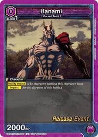 Hanami (090) - UE03BT: Jujutsu Kaisen Release Event Cards - Union Arena card