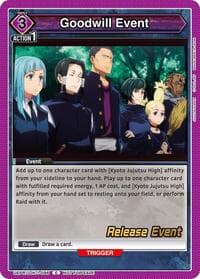 Goodwill Event - UE03BT: Jujutsu Kaisen Release Event Cards - Union Arena card