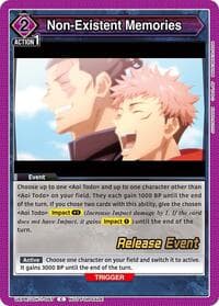 Non-Existent Memories - UE03BT: Jujutsu Kaisen Release Event Cards - Union Arena card