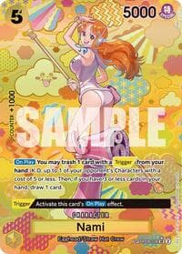 Nami (SP) - Emperors in the New World - One Piece Card Game card