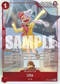 Uta (Parallel) - Emperors in the New World - One Piece Card Game card