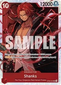 Shanks (004) - Emperors in the New World - One Piece Card Game card
