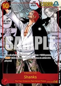 Shanks (004) (Manga) - Emperors in the New World - One Piece Card Game card