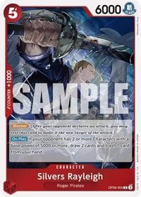 Silvers Rayleigh - Emperors in the New World - One Piece Card Game card