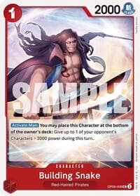 Building Snake - Emperors in the New World - One Piece Card Game card