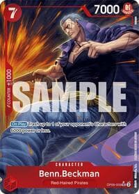 Benn.Beckman (Parallel) - Emperors in the New World - One Piece Card Game card