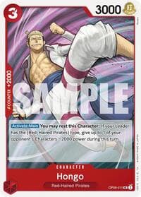 Hongo - Emperors in the New World - One Piece Card Game card