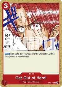 Get Out of Here! - Emperors in the New World - One Piece Card Game card