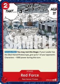 Red Force - Emperors in the New World - One Piece Card Game card