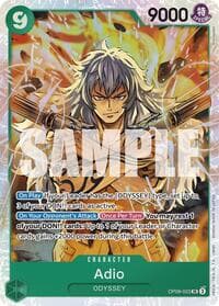 Adio - Emperors in the New World - One Piece Card Game card