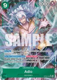 Adio (Parallel) - Emperors in the New World - One Piece Card Game card