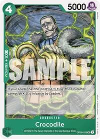 Crocodile (025) - Emperors in the New World - One Piece Card Game card