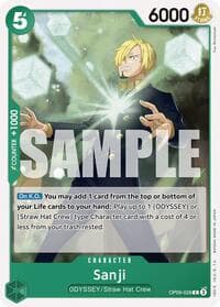 Sanji (028) - Emperors in the New World - One Piece Card Game card
