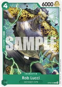 Rob Lucci (038) - Emperors in the New World - One Piece Card Game card