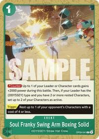 Soul Franky Swing Arm Boxing Solid - Emperors in the New World - One Piece Card Game card