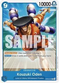 Kouzuki Oden - Emperors in the New World - One Piece Card Game card