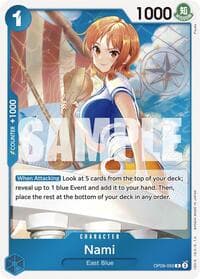 Nami (050) - Emperors in the New World - One Piece Card Game card