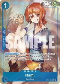 Nami (050) (Parallel) - Emperors in the New World - One Piece Card Game card