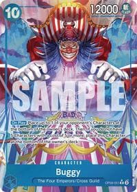 Buggy (051) (Alternate Art) - Emperors in the New World - One Piece Card Game card