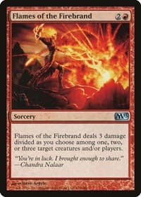 Flames of the Firebrand - Magic 2013 (M13) - Magic: The Gathering card