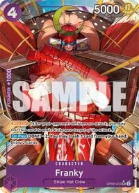 Franky (Parallel) - Emperors in the New World - One Piece Card Game card