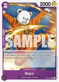 Bepo - Emperors in the New World - One Piece Card Game card