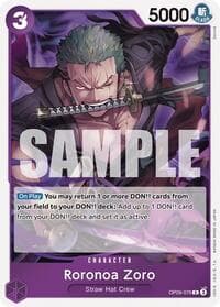 Roronoa Zoro (076) - Emperors in the New World - One Piece Card Game card