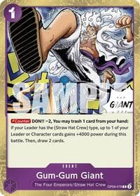 Gum-Gum Giant - Emperors in the New World - One Piece Card Game card