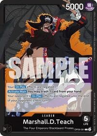 Marshall.D.Teach (081) - Emperors in the New World - One Piece Card Game card