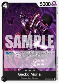 Gecko Moria - Emperors in the New World - One Piece Card Game card