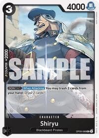 Shiryu - Emperors in the New World - One Piece Card Game card