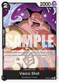 Vasco Shot - Emperors in the New World - One Piece Card Game card