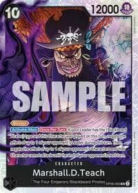 Marshall.D.Teach (093) - Emperors in the New World - One Piece Card Game card