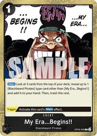 My Era...Begins!! - Emperors in the New World - One Piece Card Game card